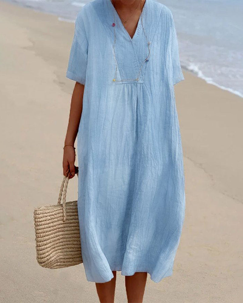 Melanie - Midi beach cover-up dress