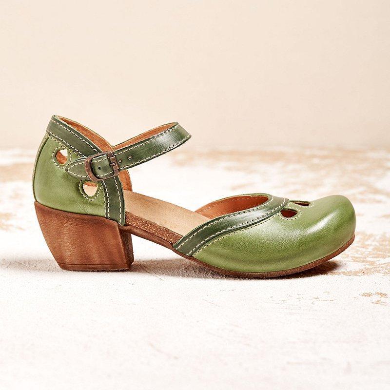 Amelia - Low heel orthopedic sandals