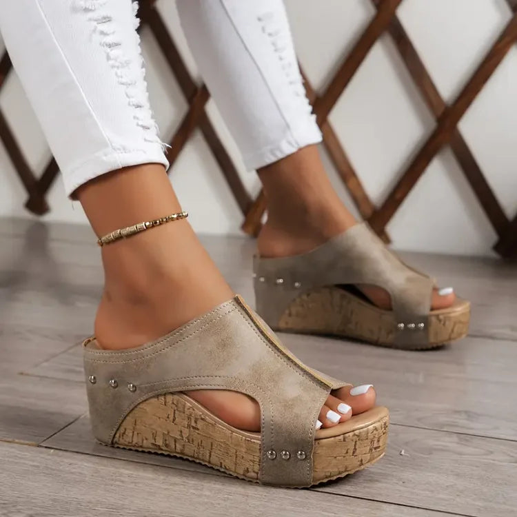 Sylvia - Leather Summer Sandals