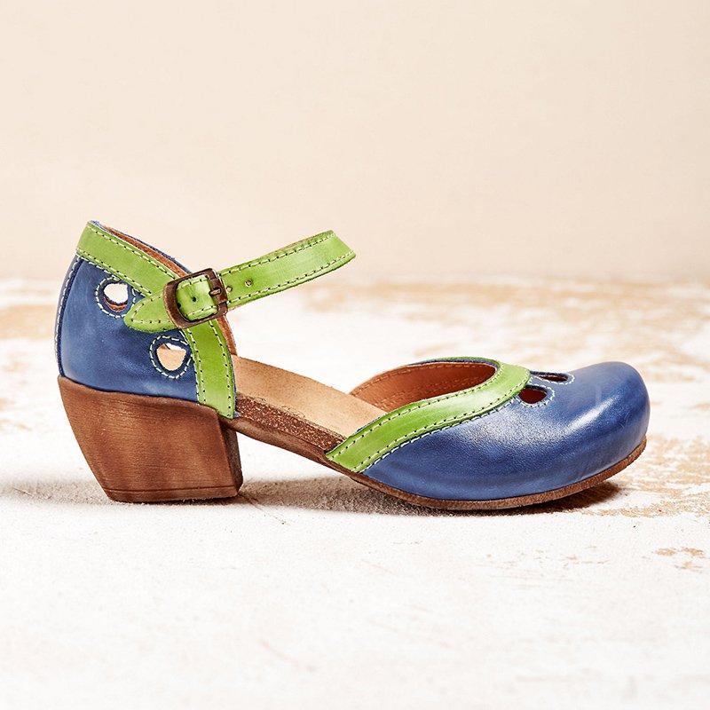 Amelia - Low heel orthopedic sandals