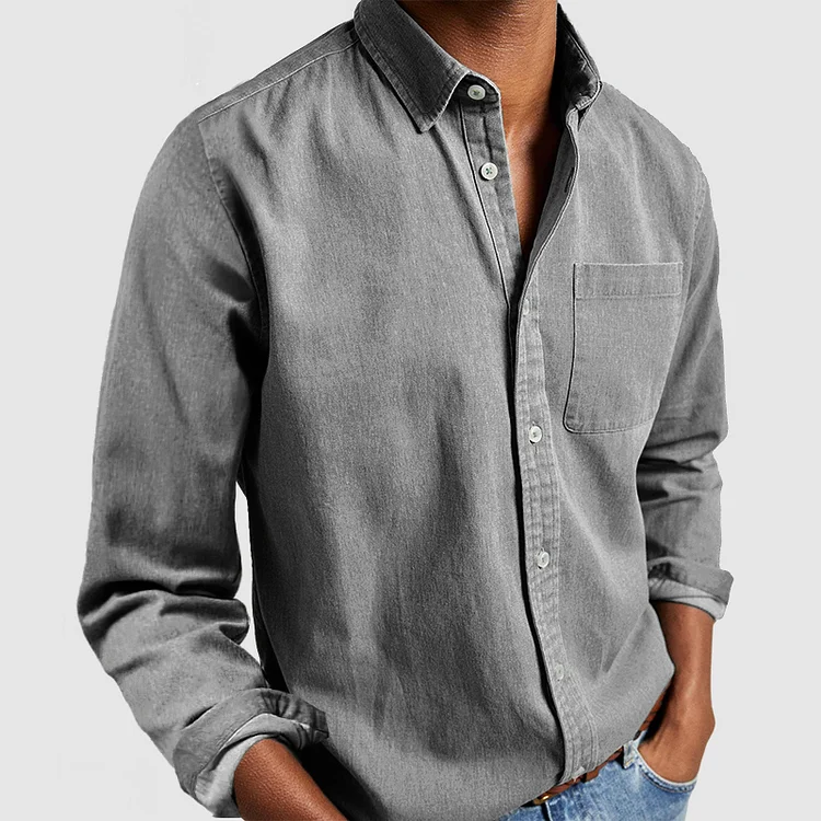 James - Men's casual long-sleeved shirt