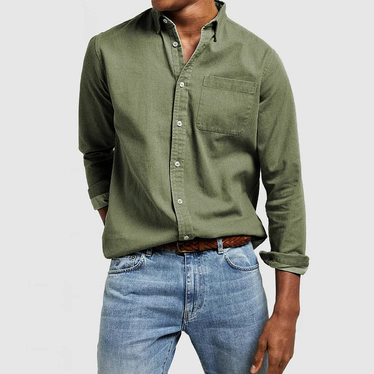 James - Men's casual long-sleeved shirt