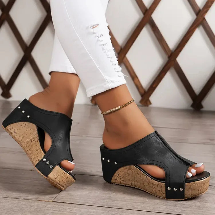 Sylvia - Leather Summer Sandals