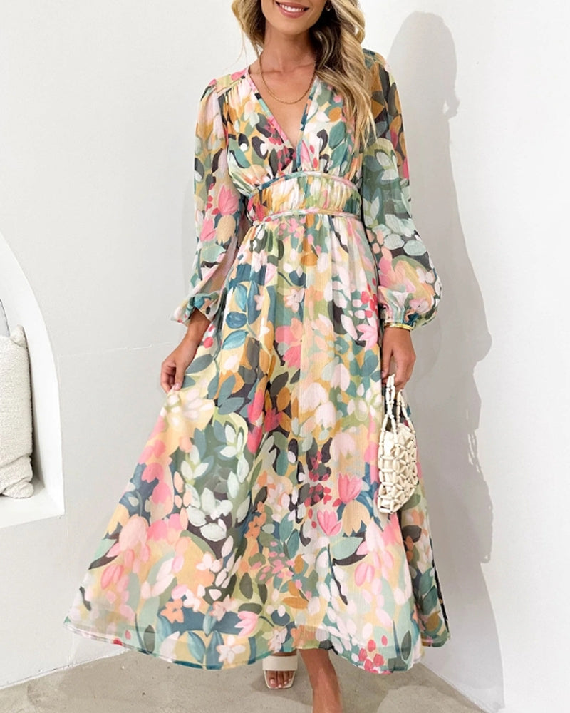 Carlotta - Elegant Flower Dress