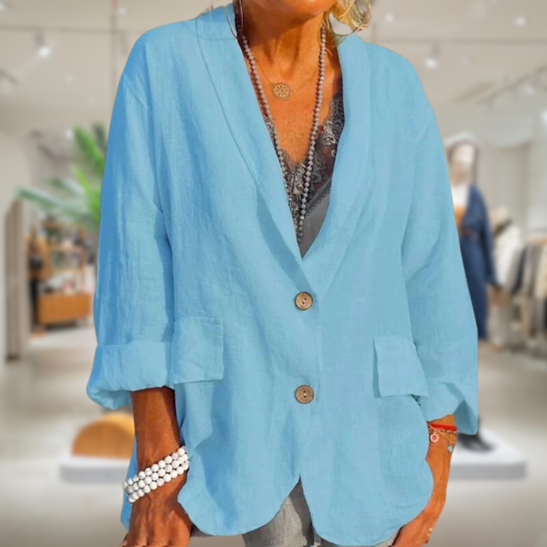 Lina - Linen Summer blazer