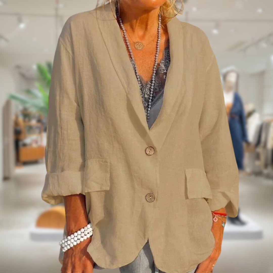 Lina - Linen Summer blazer