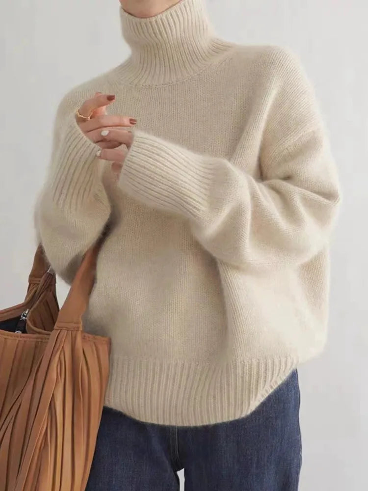 Lisette - Cashmere Turtleneck Sweater