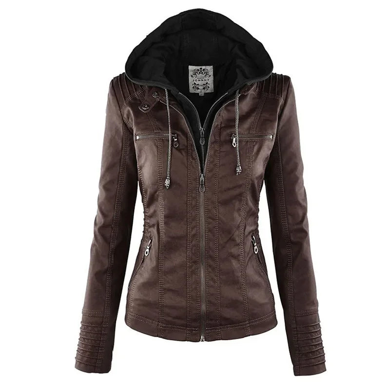 Mollie - Stylish Leather Jacket