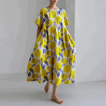 Hannah - Women’s dress with print