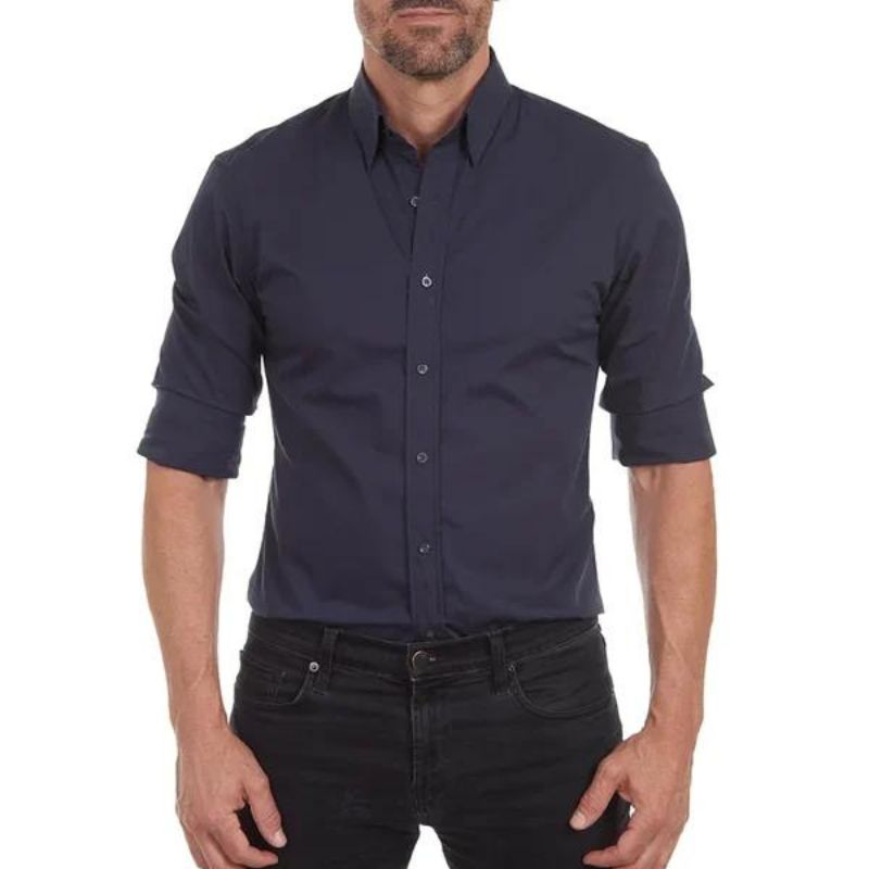 Oxford - Wrinkle-Free Zip-Up Shirt