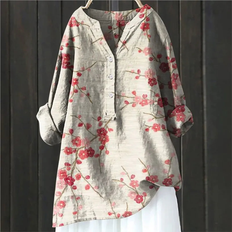 Matilde - Casual Blouse With Floral Print