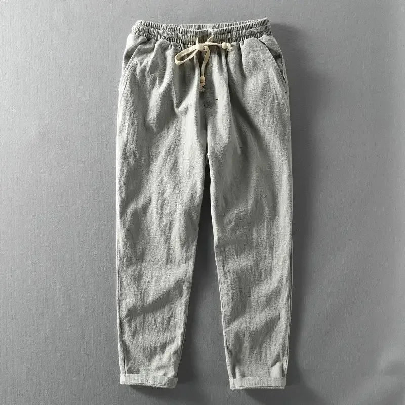 Toby - Linen Summer Trousers