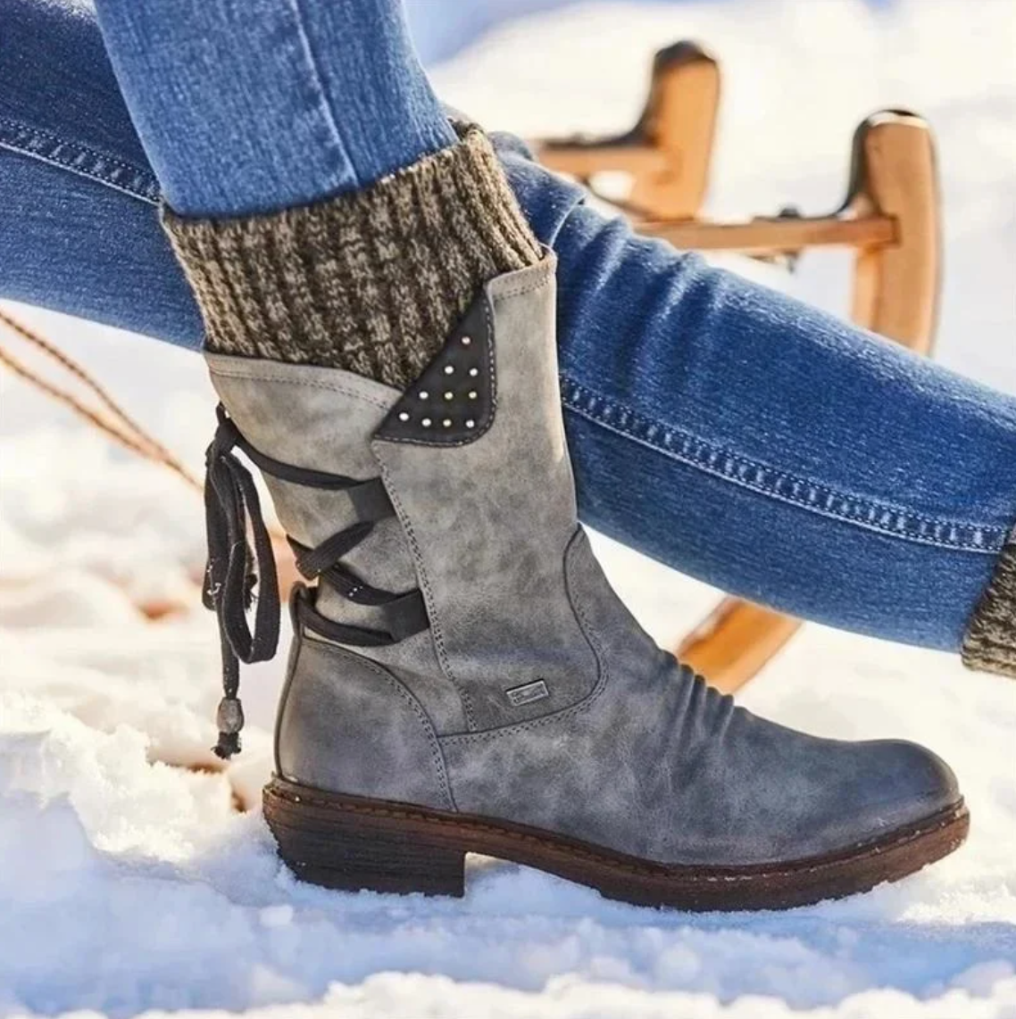 Julia | Wool Boots With Orthopedic Support For The Lower Back