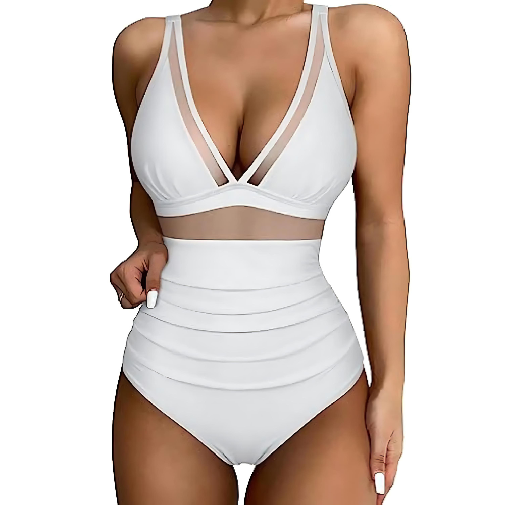 Emeliana - Trendy Bathing Suit with Tummy Control