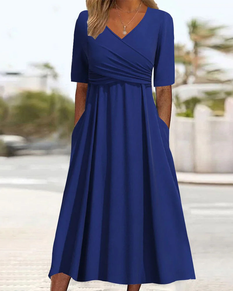 Mary - Elegant V-Neck Dress