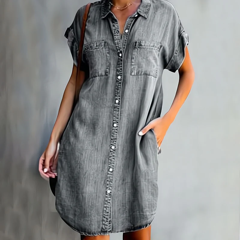 Fleur - Denim Dress