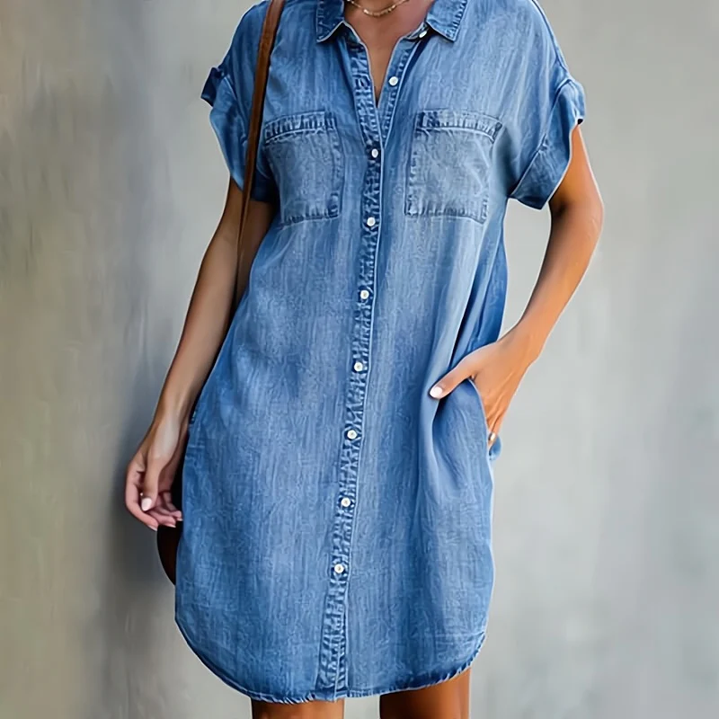 Fleur - Denim Dress