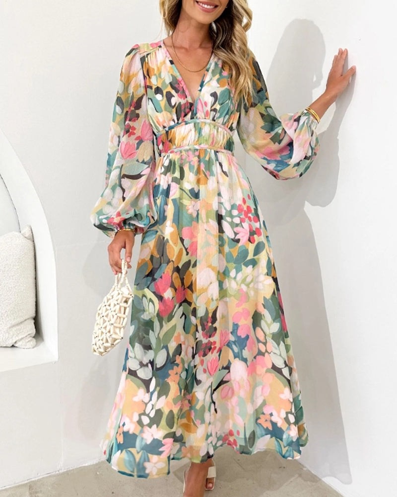 Carlotta - Elegant Flower Dress