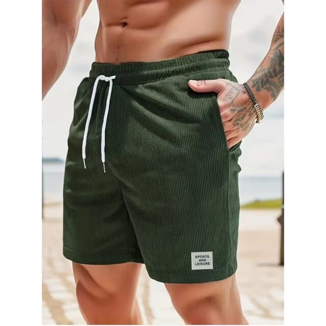 Sander - Stylish corduroy shorts for men