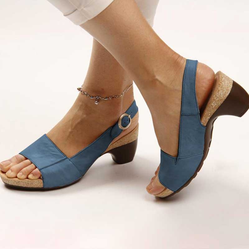 Dania - Orthopedic Sandals with Heel