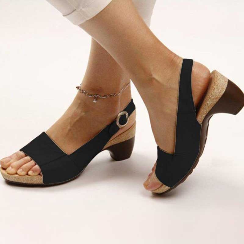 Dania - Orthopedic Sandals with Heel