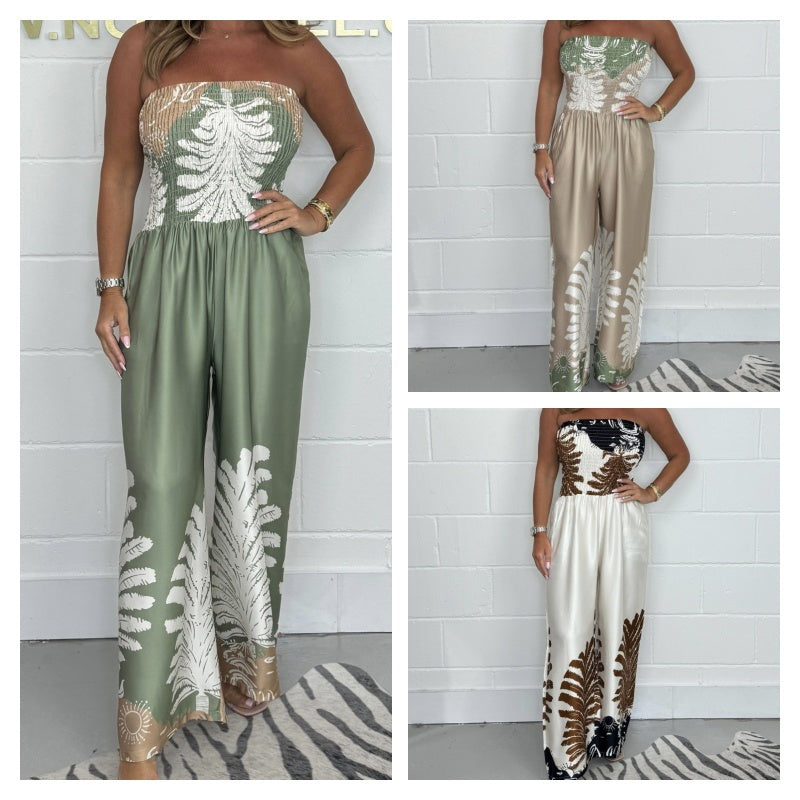 Nicola - Strapless Jumpsuit