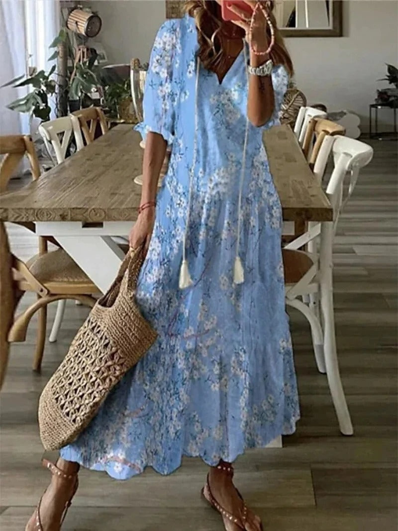 Anna - Bohemian maxi dress