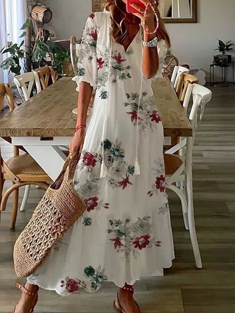 Anna - Bohemian maxi dress