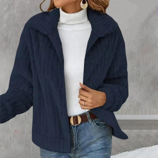 Skylar - Casual Pluch Cardigan