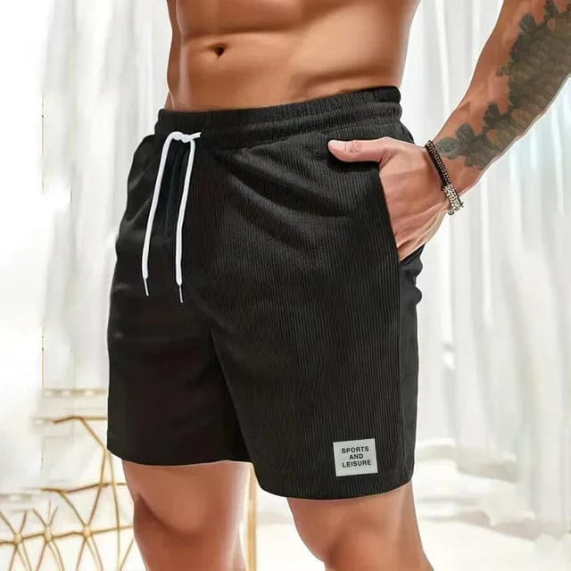 Sander - Stylish corduroy shorts for men